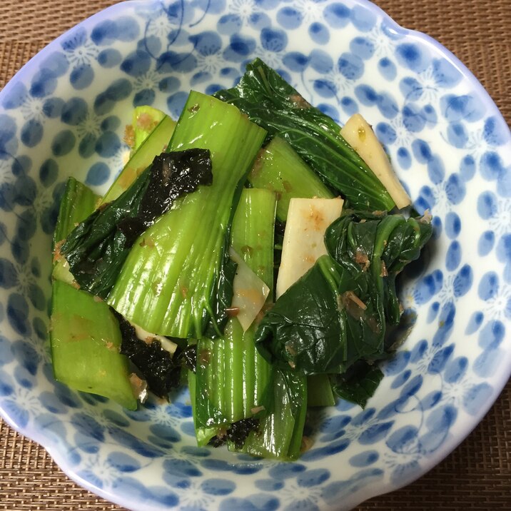 あと一品足りない時に!小松菜ときのこのおひたし